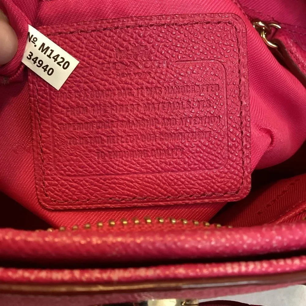 Coach Bag Purse Handbag Crossbody Leather Prince Street Mini Domed Satchel Bag
